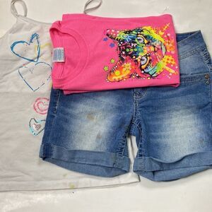 TREE NO BOUNDARIES  SHORT SZ 1 DELTA PRO WEIGHT POLO SZ L FADED GLORY SZ (14-16)